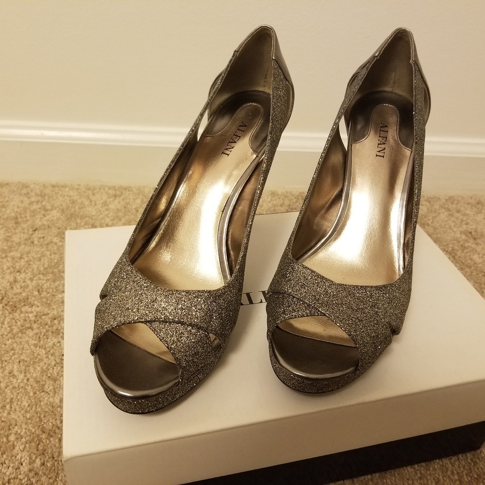 Alfani Silver Heels